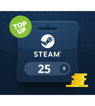 Steam USD 25 Top Up CIS Steam Key 